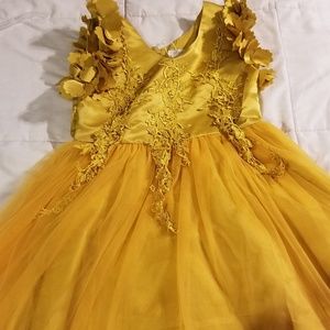 Bianca dress Mustard